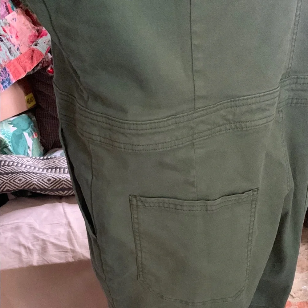 Universal Thread Green Short Sleeve Cotton blend Shorts Unionsuit size 18 - Picture 10 of 16